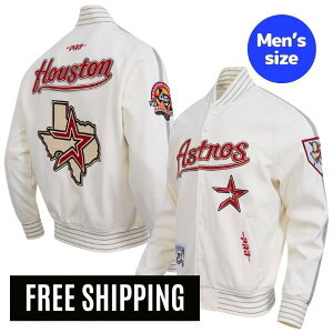 �y���������z MLB ���W���[���[�O �����Y �A�E�^�[ �W���P�b�g �X�^�W���� �o�[�V�e�B�W���P�b�g �v���X�^���_�[�h Pro Standard �q���[�X�g���E�A�X�g���Y HOUSTON ASTROS COOPERSTOWN LOGO PRO GAME DAY DOUBL