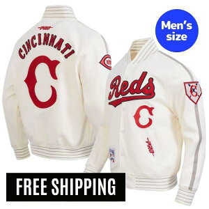 �y���������z MLB ���W���[���[�O �����Y �A�E�^�[ �W���P�b�g �X�^�W���� �o�[�V�e�B�W���P�b�g �v���X�^���_�[�h Pro Standard �V���V�i�e�B�E���b�Y CINCINNATI REDS COOPERSTOWN LOGO PRO GAME DAY DOUBLE KNI