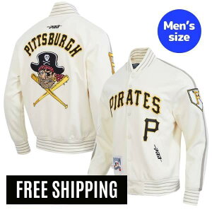�y���������z MLB ���W���[���[�O �����Y �A�E�^�[ �W���P�b�g �X�^�W���� �o�[�V�e�B�W���P�b�g �v���X�^���_�[�h Pro Standard �X�L�[���Y �s�b�c�o�[�O�E�p�C���[�c PITTSBURGH PIRATES COOPERSTOWN LOG
