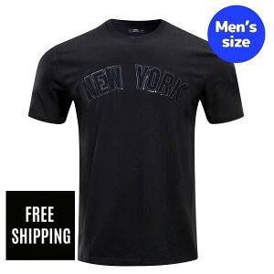 �y���������z MLB ���K�i �����Y T�V���c �����g�b�v�X ���W���[���[�O �W���b�W �j���[���[�N�E�����L�[�X �v���X�^���_�[�h Pro Standard NEW YORK YANKEES TRIPLE BLACK LOGO PRO TEAM MEN'S TOP T-SHIRT