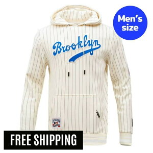 Pro Standard �v���X�^���_�[�h MLB �����Y �p�[�J�[ �g���[�i�[ �t�[�f�B�[ �����g�b�v�X �u���b�N�����E�h�W���[�X ��J�ĕ� �R�{�R�L ���X�ؘN�� BROOKLYN DODGERS PINSTRIPE RETRO CLASSIC RIB PULLOVER HOODIE 