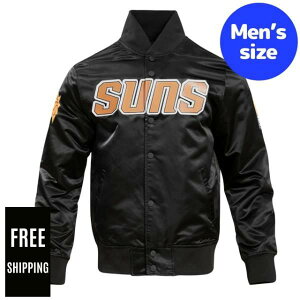 �y���������z Pro Standard �v���X�^���_�[�h NBA �����Y �A�E�^�[ �i�C�����W���P�b�g �T�e���W���P�b�g �X�^�W���� �P�r���E�f�������g �t�F�j�b�N�X�E�T���Y PHOENIX SUNS TEAM BIG LOGO SATIN JACKET