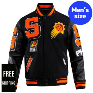 �y���������z Pro Standard �v���X�^���_�[�h NBA �����Y �A�E�^�[ �W���P�b�g �o�[�V�e�B�W���P�b�g �X�^�W���� �P�r���E�f�������g �t�F�j�b�N�X�E�T���Y PHOENIX SUNS MASHUP VARSITY JACKET