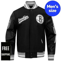 楽天市場】brooklyn nets（種類（コート・ジャケット）スタジャン 