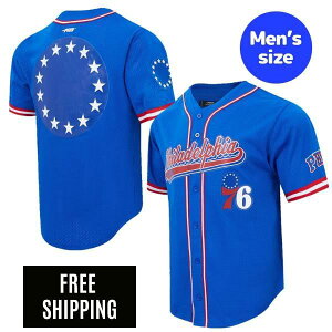 �y���������z NBA �A�C�e�� �����Y �W���[�W ���j�t�H�[���g�b�v �����g�b�v�X T�V���c Pro Standard �v���X�^���_�[�h �t�B���f���t�B�A�E�Z�u���e�B�V�N�T�[�Y PHILADELPHIA 76ers SCRIPT TAIL MEN'S MESH B