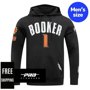 �y���������z NBA ���K�i �����Y �p�[�J�[ �g���[�i�[ �����g�b�v�X �t�[�f�B�[ �v���X�^���_�[�h Pro Standard �t�F�j�b�N�X�E�T���Y PHOENIX SUNS DEVIN BOOKER #1 CLASSIC PNN MEN'S HOODIE