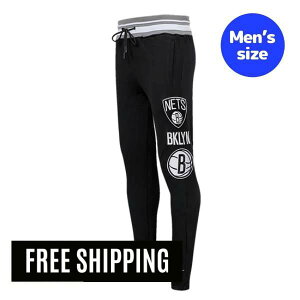 �y���������z NBA ���K�i �����Y �X�E�F�b�g�p���c �W���K�[�p���c �{�g���X �v���X�^���_�[�h Pro Standard �u���b�N�����E�l�b�c BROOKLYN NETS RETRO CLASSIC MEN'S SWEATPANT