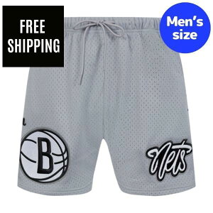 �y���������z�y���K�i�z NBA �A�C�e�� �����Y �Z�p�� �W���[�W �n�[�t�p���c �V���[�g�p���c �V���[�c �{�g���X �v���X�^���_�[�h Pro Standard �u���b�N�����E�l�b�c BROOKLYN NETS SOUVENIR MEN'S MESH SH
