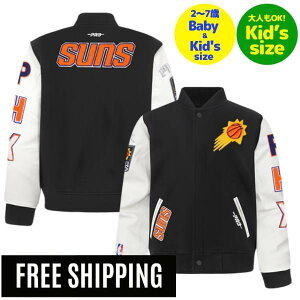 �y���������z NBA �L�b�Y�p�A�E�^�[ �q���p�X�^�W���� ���[�X�T�C�Y�W���P�b�g �o�[�V�e�B�W���P�b�g �v���X�^���_�[�h Pro Standard �t�F�j�b�N�X�E�T���Y PHOENIX SUNS CLASSIC BOYS WOOL VARSITY JACKET