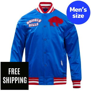 �y���������z Pro Standard �v���X�^���_�[�h NFL �����Y �A�E�^�[ �i�C�����W���P�b�g �T�e���W���P�b�g �X�^�W���� �A���t�g �o�b�t�@���[�E�r���Y BUFFALO BILLS RETRO CLASSIC SATIN JACKET
