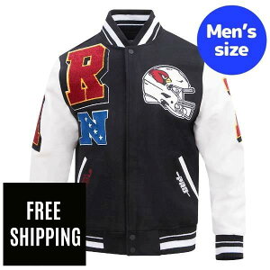 �y���������z Pro Standard �v���X�^���_�[�h NFL �A���t�g �����Y �A�E�^�[ �o�[�V�e�B�W���P�b�g �X�^�W���� �W�����p�[ �A���]�i�E�J�[�W�i���X �J�[�f�B�i���X ARIZONA CARDINALS MASHUP RIB WOOL VARSIT