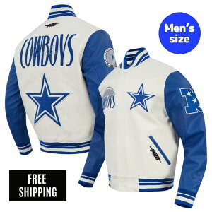 NFL �A���t�g �_���X�E�J�E�{�[�C�Y �����Y �X�^�W���� �W���P�b�g Pro Standard �v���X�^���_�[�h DALLAS COWBOYS ORIGINAL PLAYERS MEN'S VARSITY JACKET ��������