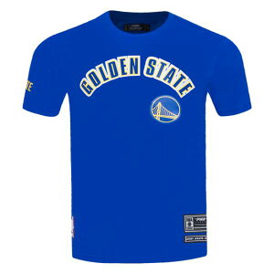 �y���������z Pro Standard �v���X�^���_�[�h NBA �����Y T�V���c �����g�b�v�X �S�[���f���X�e�C�g�E�E�H���A�[�Y GOLDEN STATE WARRIORS CLASSIC MESH STRIPED T-SHIRT