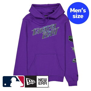 �^���p�x�C�E���C�Y MLB �����Y �p�[�J�[ �t�[�f�B�[ �����g�b�v�X New Era Tampa Bay Rays City Connect Purple Hoodie �j���[�G�� ��������