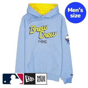 �~���E�H�[�L�[�E�u�������[�Y �u�����[�Y MLB���� �����Y �p�[�J�[ �t�[�f�B�[ �����g�b�v�X New Era Milwaukee Brewers City Connect Pastel Blue Hoodie �j���[�G�� ��������