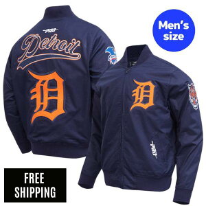 Pro Standard �v���X�^���_�[�h MLB �����Y �W�b�v�A�b�v�W���P�b�g �A�E�^�[ �f�g���C�g�E�^�C�K�[�X DETROIT TIGERS LIVING LARGE TWILL JACKET ��������