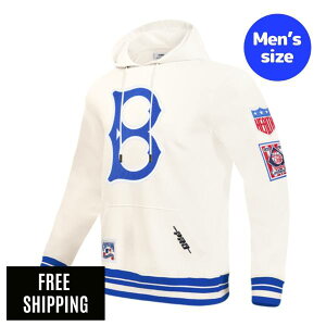 Pro Standard �v���X�^���_�[�h MLB �����Y �p�[�J�[ �u���b�N�����E�h�W���[�X ��J�ĕ� �R�{�R�L ���X�ؘN�� BROOKLYN DODGERS RETRO CLASSICS RIB PULLOVER HOODIE ��������