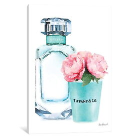 【送料無料+割引クーポン】 米国発のお洒落なオマージュアート Teal Perfume Set II ティファニー Tiffany キャンバスアート インテリア 絵画 模様替え 結婚祝い