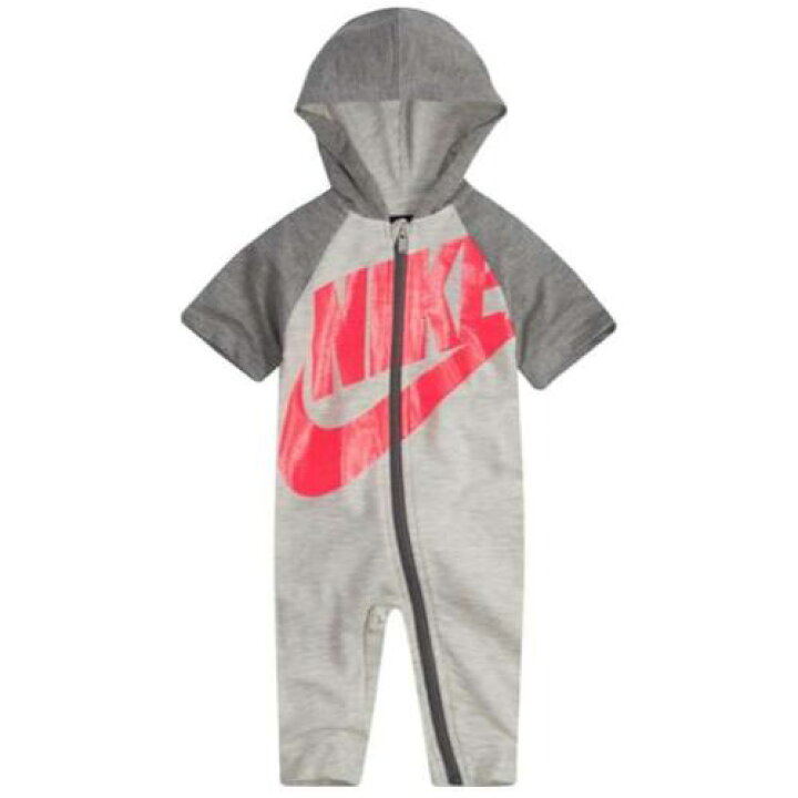 Nike ナイキ カバーオール ジャンプスーツ パーカー ワンピース 出産祝い 男の子用グレーヘザーnikeビッグロゴフード付きロンパース 本物保証 男の子用グレーヘザーnikeビッグロゴフード付きロンパース Nike ナイキ カバーオール ジャンプスーツ パーカー ワンピース 出産祝い 男の子用グレーヘザーnikeビッグロゴフード付きロンパース 本物保証 男の子用グレーヘザーnikeビッグロゴフード付きロンパース