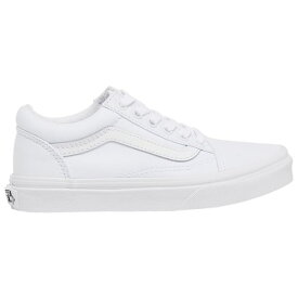 【送料無料+割引クーポン】 Vans ヴァンズ バンズ 【キッズ（4-7歳用/16.5-21.0cm）】 Vans Old Skool（True White） スニーカー 靴 シューズ 入園入学 通園通学