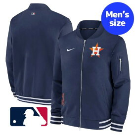 【送料無料+割引クーポン】 MLBオフィシャル nike ナイキ メンズ ボンバージャケット MA-1 アウター ヒューストン・アストロズ Houston Astros Authentic Collection Jacket