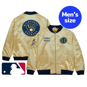 yz MLBItBV Y {o[WPbg MA-1 AE^[ ~EH[L[Eu[Y Milwaukee Brewers OG 2.0 Satin Jacket