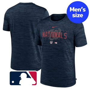 �y���������z MLB�I�t�B�V���� �i�C�L nike �����Y T�V���c �����g�b�v�X Navy ���V���g���E�i�V���i���Y Washington Nationals Velocity Performance Practice T-Shirt