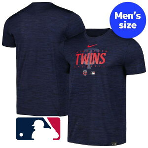 �y���������z MLB�I�t�B�V���� �i�C�L nike �����Y T�V���c �����g�b�v�X Navy �~�l�\�^�E�c�C���Y Minnesota Twins Velocity Performance Practice T-Shirt
