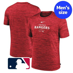 �y���������z MLB�I�t�B�V���� �i�C�L nike �����Y T�V���c �����g�b�v�X Red �e�L�T�X�E�����W���[�Y Texas Rangers Velocity Performance Practice T-Shirt