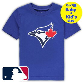 【送料無料+割引クーポン】【ベビー・キッズサイズ（0-7歳用）】 MLBオフィシャル ベビー キッズ 子供用Tシャツ 半袖トップス Royal 菊池雄星 トロント・ブルージェイズ Toronto Blue Jays Team Crew T-Shirt