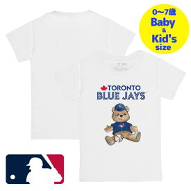 【送料無料+割引クーポン】【ベビー・キッズサイズ（0-7歳用）】 MLBオフィシャル ベビー キッズ 子供用Tシャツ 半袖トップス White 菊池雄星 トロント・ブルージェイズ Toronto Blue Jays Teddy Boy T-Shirt