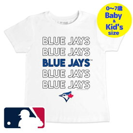 【送料無料+割引クーポン】【ベビー・キッズサイズ（0-7歳用）】 MLBオフィシャル ベビー キッズ 子供用Tシャツ 半袖トップス White 菊池雄星 トロント・ブルージェイズ Toronto Blue Jays Stacked T-Shirt