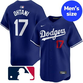 【送料無料】【Limited Edition★限定仕様】 MLBオフィシャル NIKE ナイキ メンズ ドジャーブルー Royal Blue 青 大谷翔平 ロサンゼルス・ドジャース Los Angeles Dodgers ホーム HOME レプリカユニフォーム ジャージ ユニホーム Shohei Ohtani Jersey #17