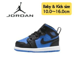 yz xr[ELbYi-16.0cmj nike iCL W[_ qpXj[J[ Jordan 1 Mid Shoes iBlack/Black/Royal Bluej j  w V