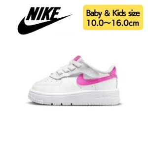 �y���������z �x�r�[�E�L�b�Y�i-16.0cm�j nike �i�C�L �q���p�X�j�[�J�[ Nike Force 1 Low EasyOn Shoes �iWhite/Laser Fuchsia�j �����j�� �������� ���w �V���� FN0236-102