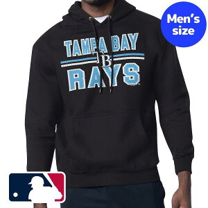 �y���������z MLB���� ���W���[���[�O�I�t�B�V���� �����Y �p�[�J�[ �g���[�i�[ �����g�b�v�X Starter �X�^�[�^�[ �^���p�x�C�E���C�Y Tampa Bay Rays Team Mesh Print Graphic Pullover Hoodie