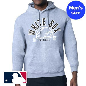 �y���������z MLB���� ���W���[���[�O�I�t�B�V���� �����Y �p�[�J�[ �g���[�i�[ �����g�b�v�X Starter �X�^�[�^�[ �V�J�S�E�z���C�g�\�b�N�X Chicago White Sox Half Ball Team Graphic Pullover Hoodie
