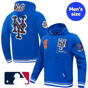 �y���������z MLB���� ���W���[���[�O�I�t�B�V���� �����Y �p�[�J�[ �g���[�i�[ �����g�b�v�X Pro Standard �v���X�^���_�[�h ����� �j���[���[�N�E���b�c NEW YORK METS PRO PREP RIB FLEECE PULLOVER HOOD