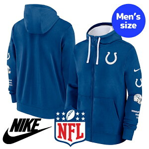 yz NFL Ki Y p[J[ gbvX t[fB[ iCL Nike CfBAi|XERc Indianapolis Colts Nike Primetime Club Full-Zip Hoodie