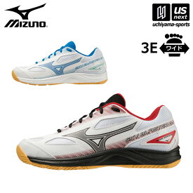 ミズノ 【 MIZUNO 】 バドミントンシューズ スカイブラスター 3 2024年継続MODEL 【 71GA2345 SKY BLASTER バトミントン メンズ レディース ワイド 幅広 3E ホワイト 】【あす楽対応 365日出荷】【メール便不可】[物流倉庫]