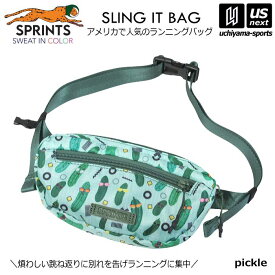 スプリンツ【 SPRINTS 】 ランニングバッグ SLING IT BAG Pickle Peeps 2024年MODEL 【 スリングイットバッグ ランニング バッグ バック 練習 トレーニング スポーツ メンズ レディース 】【翌日配達対象】【メール便不可】[自社倉庫]