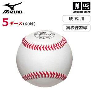 【物価高応援クーポン配布中】ミズノ 【 MIZUNO 】野球 ミズノ436 高校練習球 5ダース 2025年継続MODEL 【 1BJBH43600 5打 硬式 硬式ボール 練習球 トレーニング ベースボール 】【翌日配達対象】【メ