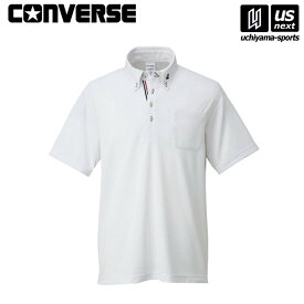 【新生活応援100円クーポン】コンバース【 CONVERSE 】 バスケットボール メンズ ボタンダウンシャツ ホワイト【CB221402 ポロシャツ バスケット バスケ 部活 チーム 定番】[M便 1/1][取り寄せ][自社倉庫]