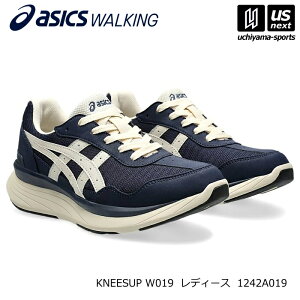 �A�V�b�N�X�E�H�[�L���O�y ASICS WALKING �z 1242A019 �i400�j�l�C�r�[�u���[×�x�[�W�� ���f�B�[�X �E�H�[�L���O�V���[�Y KNEESUP W019�y���[���֕s�z[����][���Бq��]