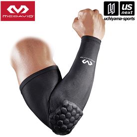 マクダビッド【McDavid】HEX パワーアームスリーブ ブラック（M6500）腕サポーター 腕用【メール便不可】[取り寄せ][自社倉庫]