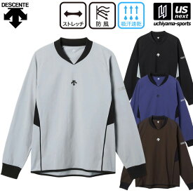 デサント【 DESCENTE 】バレーボール メンズ 長袖ピステ 練習着 2025〜26年秋冬限定MODEL【 DV5FWB01U 練習 長袖シャツ バレーシャツ トレーニング プラクティスシャツ プラシャツ 】【翌日配達対象 365日出荷】【メール便不可】[物流倉庫]