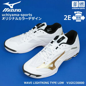 �y���悠��z�~�Y�m �y MIZUNO �z �o���[�{�[���V���[�Y uchiyama-sports �I���W�i���J���[ WAVE LIGHTNING TYPE LOW �z���C�g×�S�[���h �y V1GX230000 �I�[�_�[�V���[�Y �����Y ���f�B�[�X �j�� ���� �z�y��