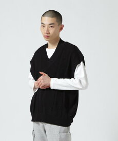 【LHP】Dankeschon/ダンケシェーン/12GG COTTON VEST/12ゲージコットンベスト