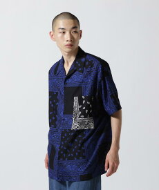 ★SALE【LHP】destin/デスティン/MALIBU CRAZY BANDANA-MAN SHIRT/マリブ クレイジーパターンバンダナマンシャツ メンズ 半袖シャツ 国内正規品 ※セール/アウトレット品につき交換 返品不可