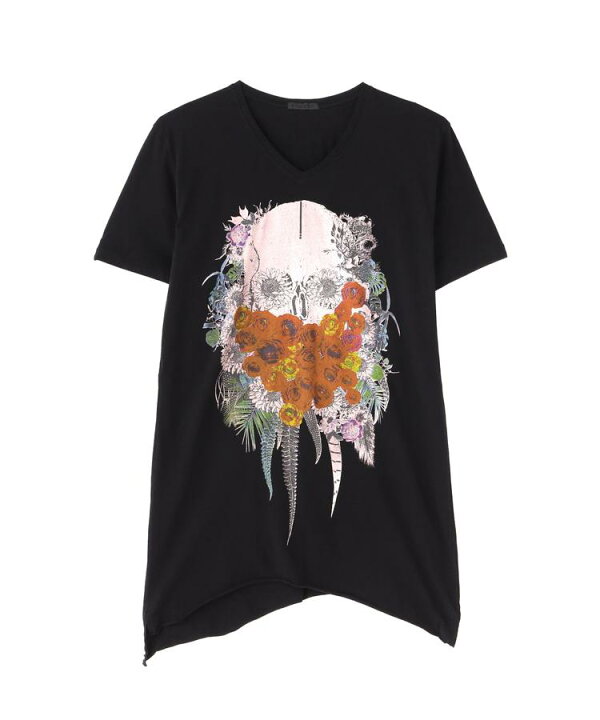 楽天市場】☆SALE｜【RoyalFlash】KMRii/ケムリ/別注SKULL FLOWER TEE 